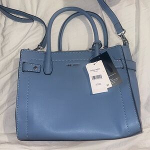 Soft blue, Nine West handbags with a shoulder strap.